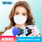 Elough Mascarilla Infantil FPP2 Homologada FFP2 Mascarillas для детей 6-12 лет KN95 маска 4-слойная FFP2mask CE тушь для детей KN 95