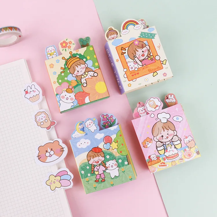 Kawaii для маленьких девочек в повседневном стиле бумаги заметок на клейкой основе