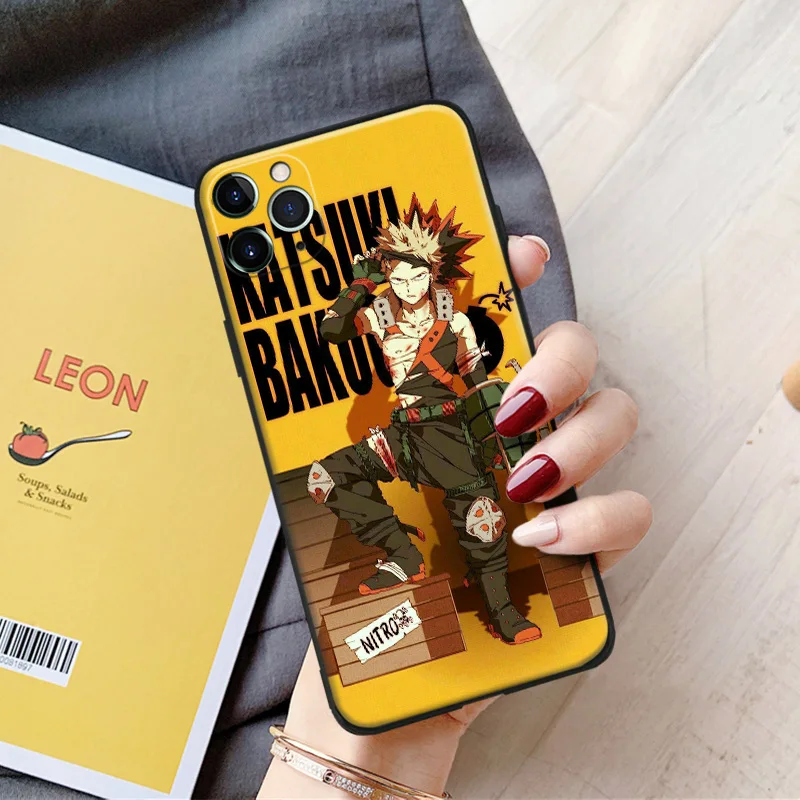 boku no hero academia bakugo anime phone case for iphone se 6 6s 7 8 plus x xr xs 11 12 mini pro max soft silicone cover shell free global shipping