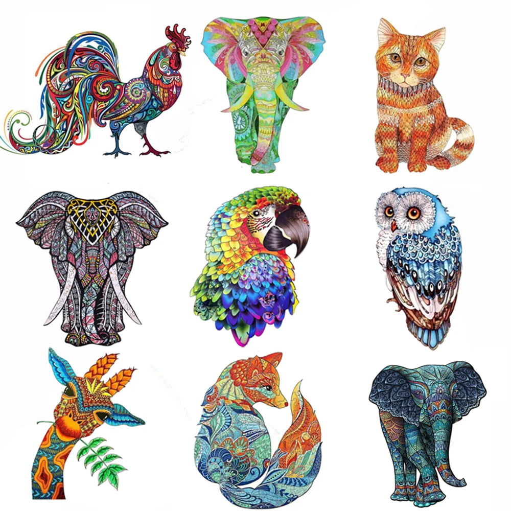 Искусственный слон лиса панда попугай набор для детских игрушек подарки