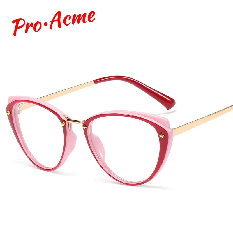 Оправа для очков Pro Acme кошачий глаз оптические аксессуары работы за компьютером