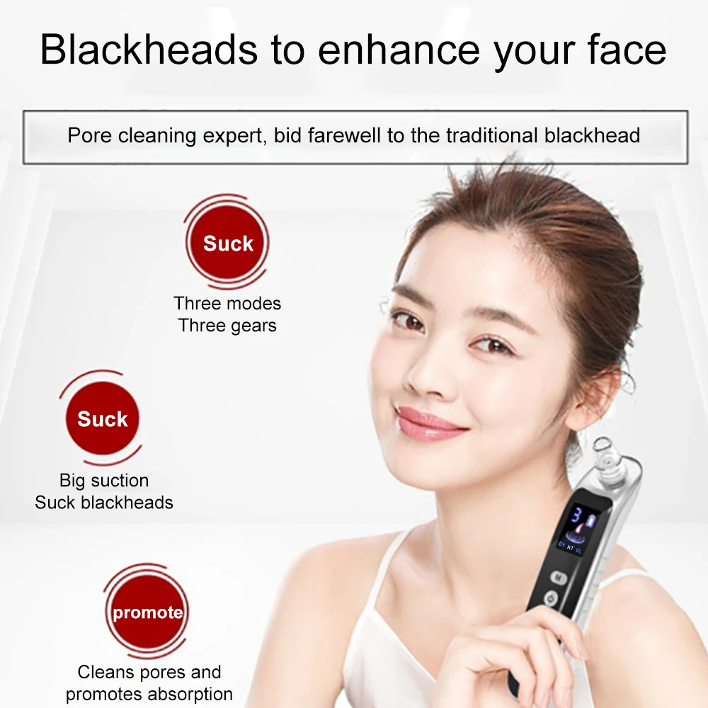 USB устройство для удаления угрей вакуумные всасывающие Патчи от акне стикер