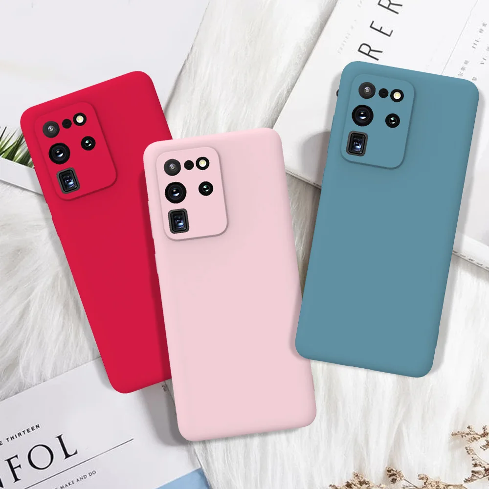 Чехол для телефона конфетного цвета Samsung Galaxy A50 A51 A71 A70 A30 A20 S9 S8 S10 S20 plus Ultra Note 8 9 10
