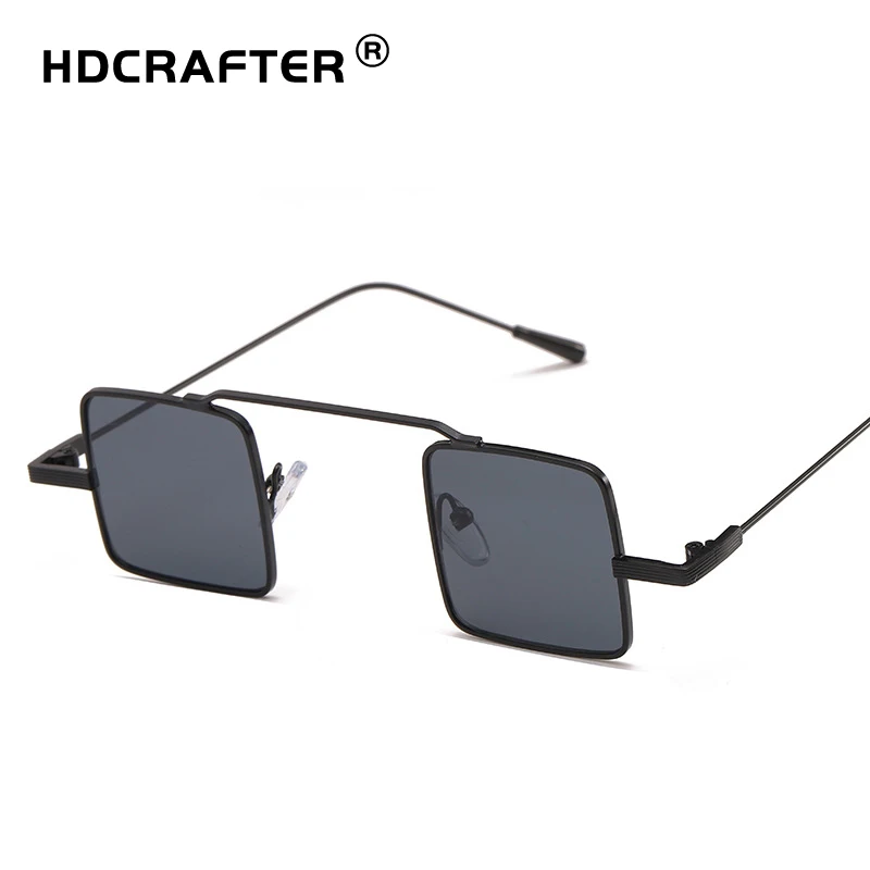 2019 маленькие металлические оправа квадратные очки мужские винтажная