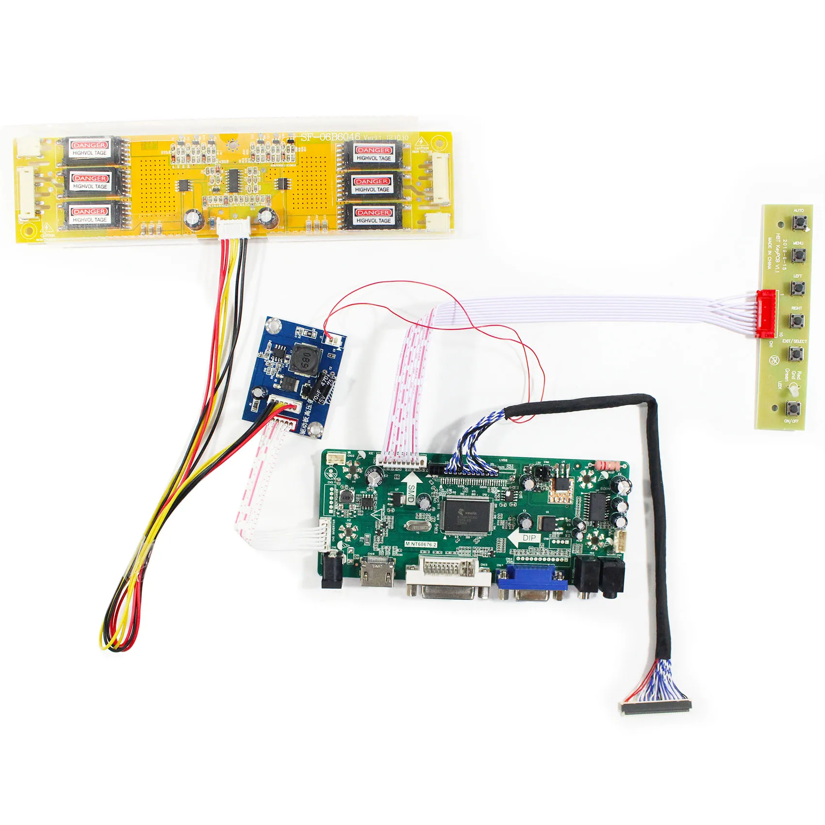 

For 20.1 in LM201U05 LCD Screen HD MI VGA DVI LCD Driver Board M.NT68676