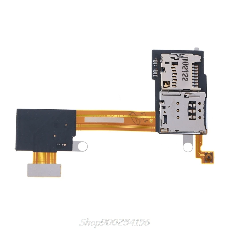 Держатель слота для sim-карты TF гибкий кабель Sony Xperia M2 S50H D2303 D2305 D2306 S23 20 Прямая