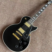 new stylehandwork custom durable electric guitar high quality pickups mahogany body guitarra black color gitaar