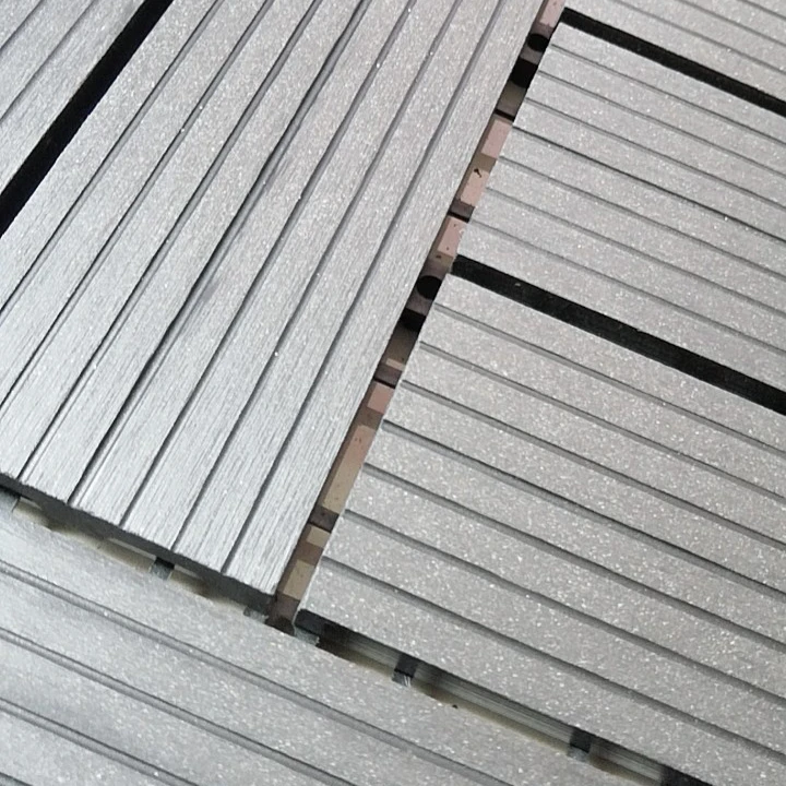 Ecological wood outdoor floor balcony DIY garden gray plastic terrace | Дом и сад