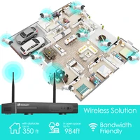 VEONARY 8CH NVR 1536P 1080P Wireless Security Camera System 3MP AI Audio Record Outdoor Home Surveillance Kits IP CCTV P2P Cloud