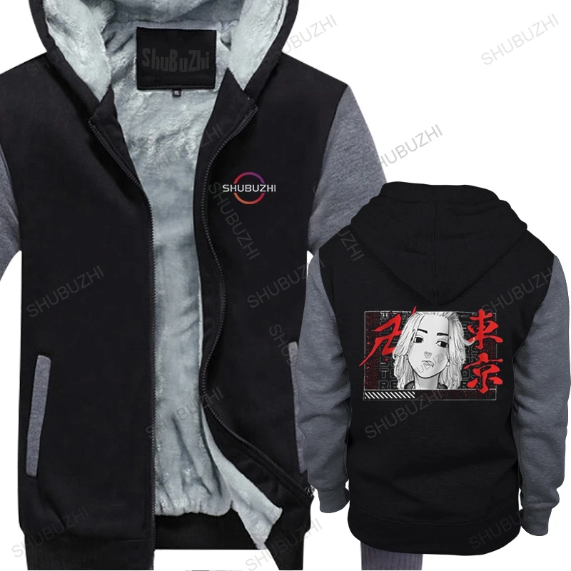 

Fashion Tokyo Revengers Mikey winter hoody Men Manjiro Sano jacket Slim Fit Cotton hoodie Graphic hooded coat Tops Merchandise