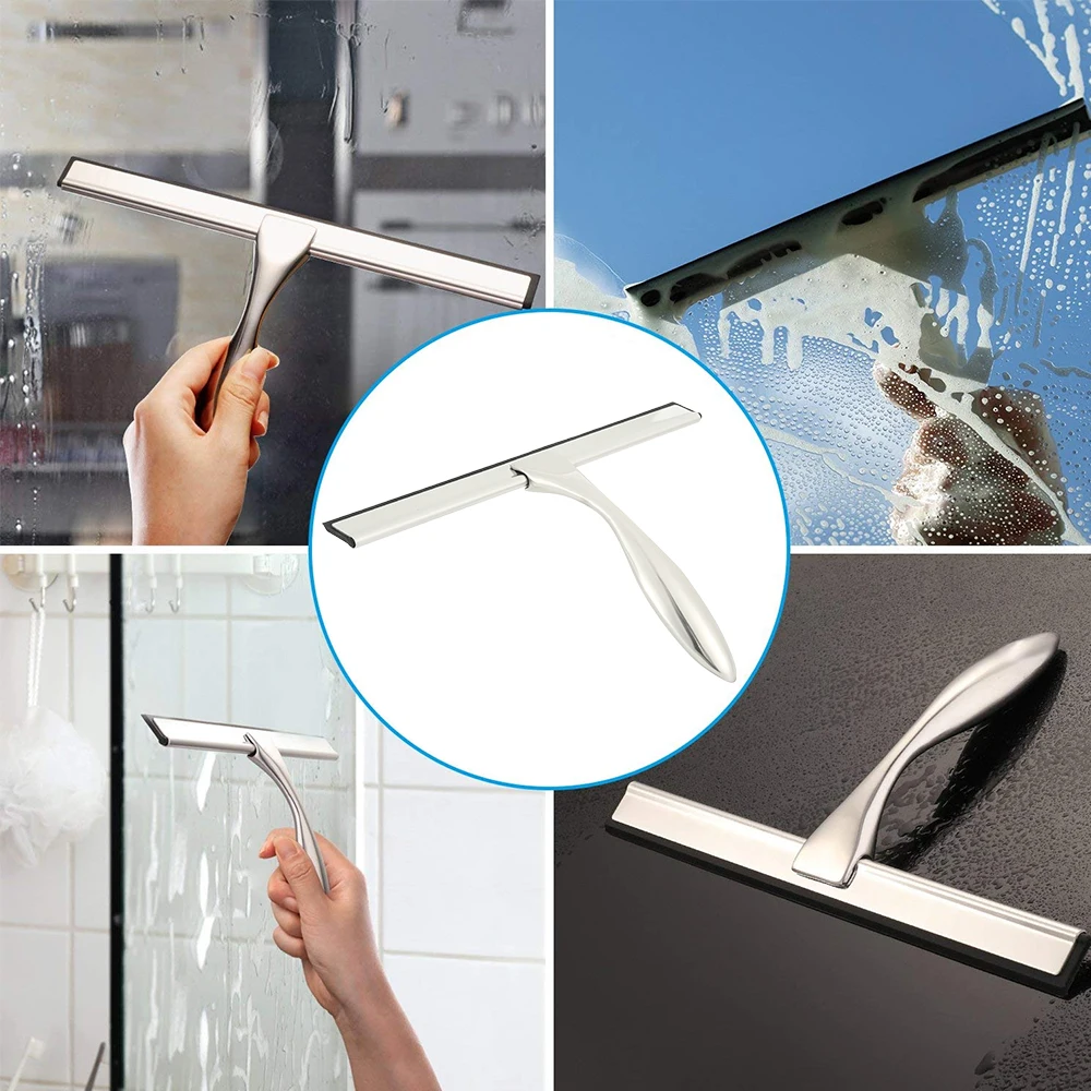 Скребок для стеклоочистителя из нержавеющей стали скребок душа щетка зеркала в