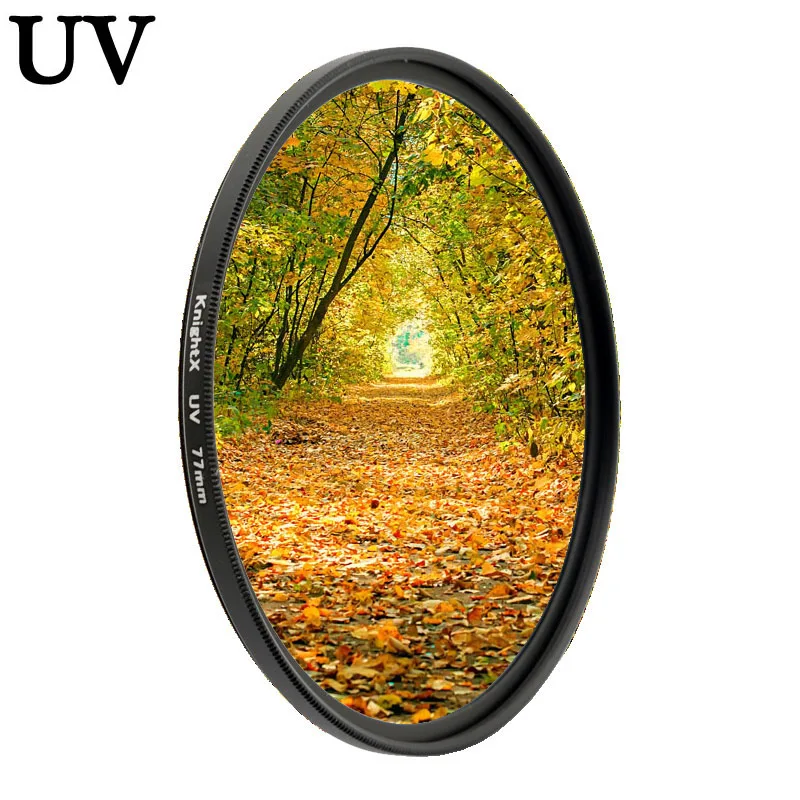 УФ фильтр KnightX MC 49 52 55 58 62 67 77 мм для Nikon Canon EOS 6D 100D 70D 700D 5D D5200 аксессуары объектива 1200d
