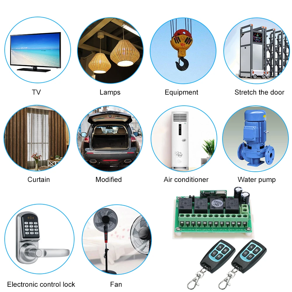 Реле частоты 12 В постоянного тока модуль приемника передатчик переключатель