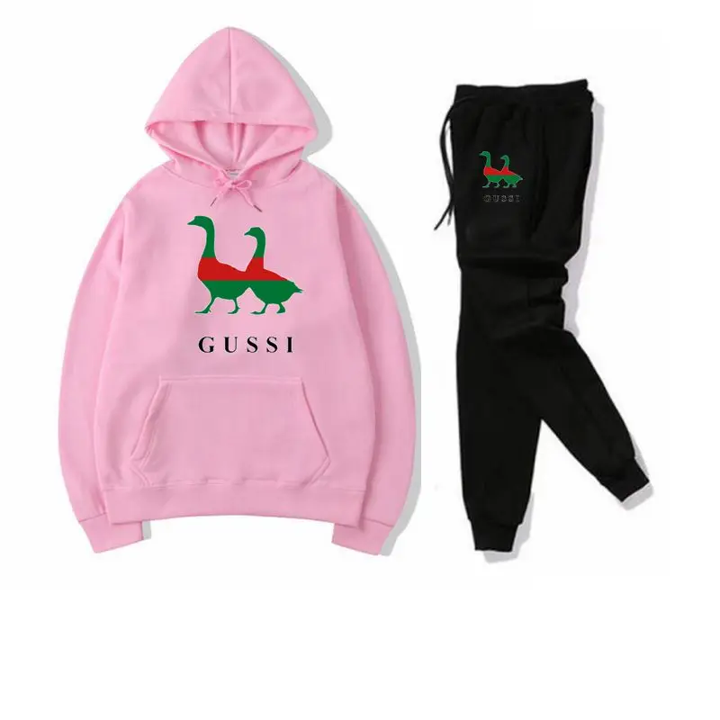 Новые мужские комплекты комплект из двух предметов Толстовка + штаны флис Осень