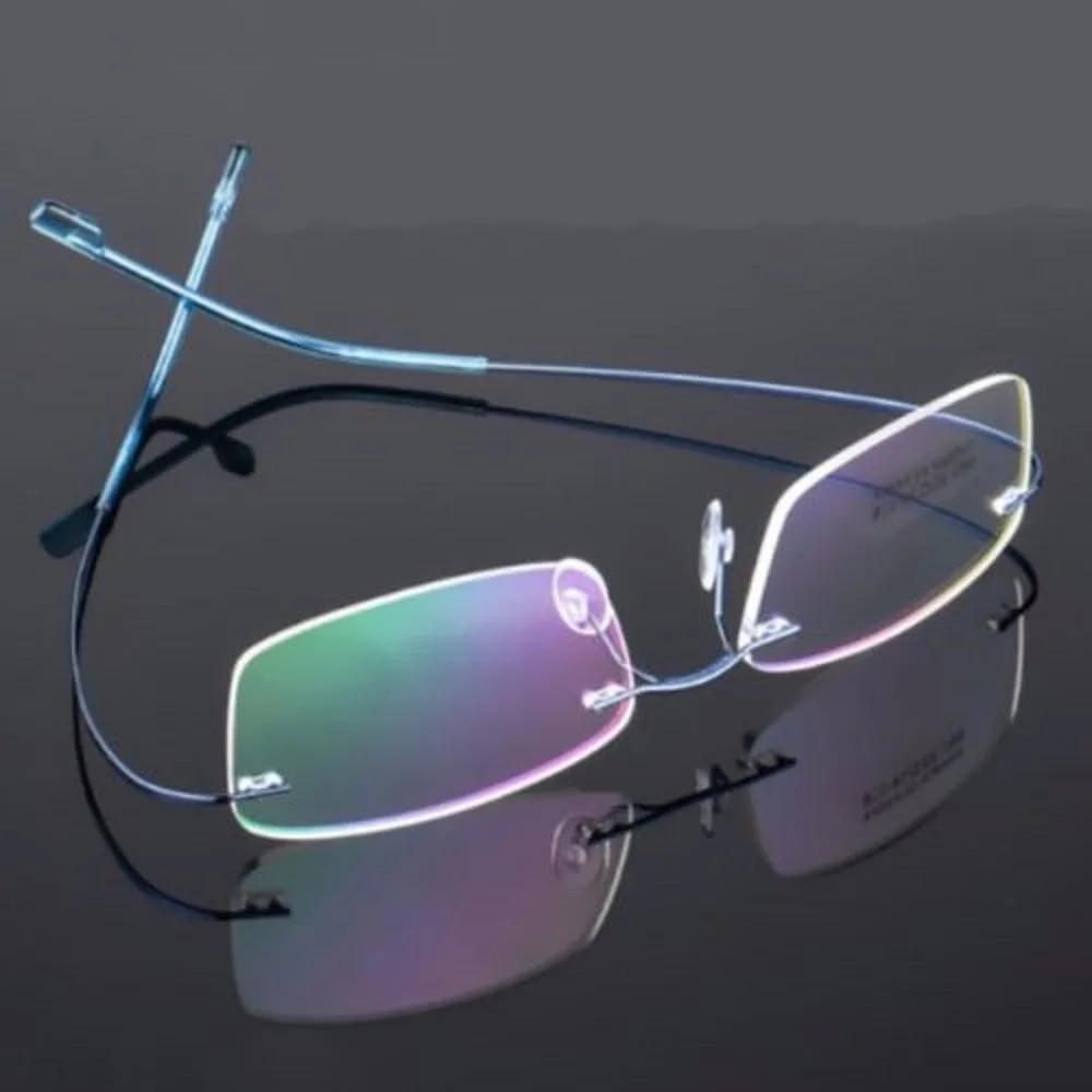 1PC Women Men Rimless Titanium Eyeglasses Frames Flexible Optical Frame Prescription Spectacle Frameless Glasses Eye glasses Hot |