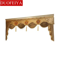 european style upmarket chenille embroidered pelmet retro court spun gold embroidery living roomvalanceadditional purchase