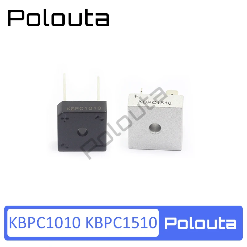 

10 Pcs/lot Kbpc1010 Kbpc1510 10a15a 1000V Rectifier Bridge Rectifier Square Bridge Polouta Supper Capacitor Protection Board