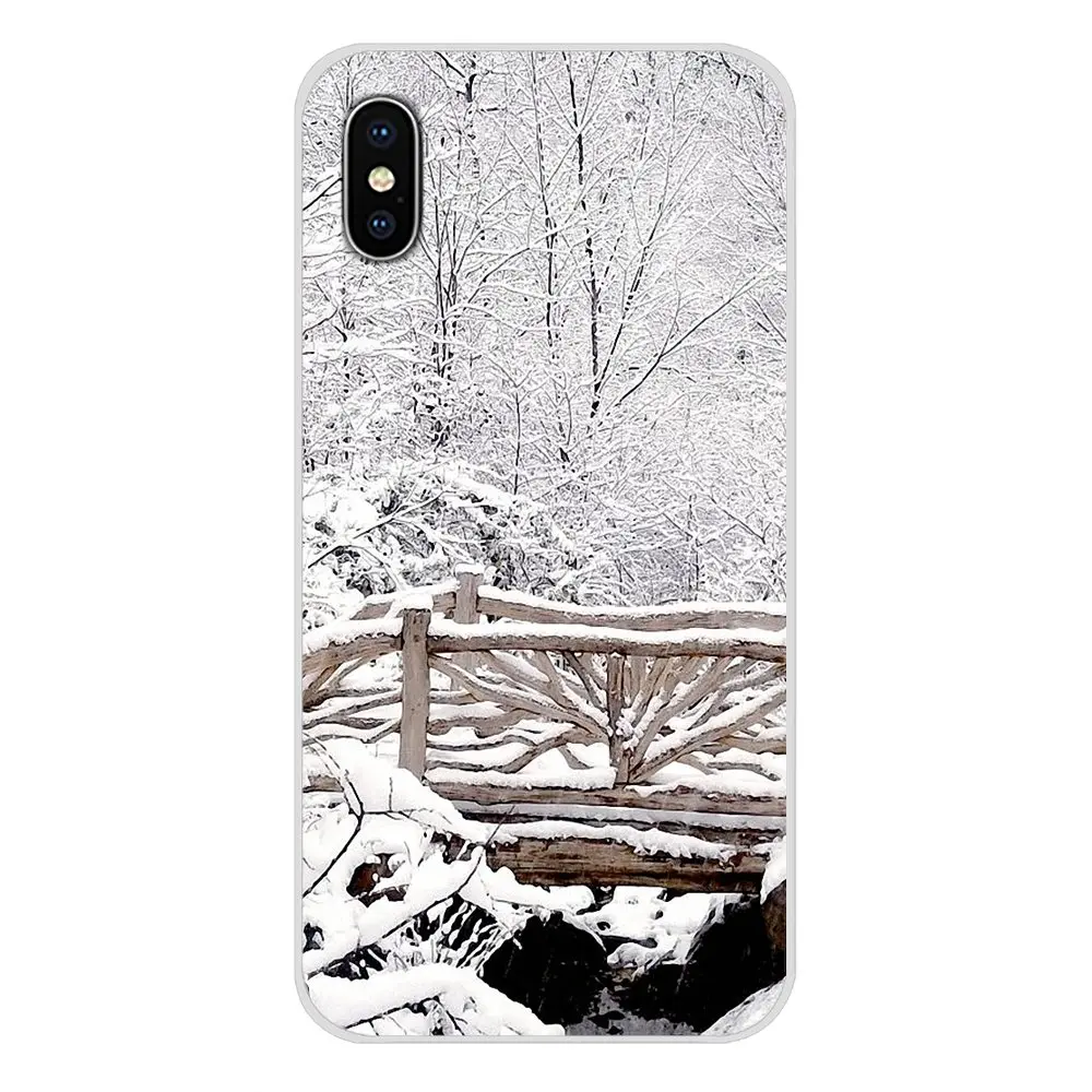 Зимний Нью-Йорк Центральный парк снег для huawei G7 G8 P7 P8 P9 P10 P20 P30 Lite Mini Pro P Smart Plus 2017 2018