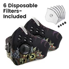 GLORSUN маска для лица, модная, оптовая продажа, анти-смога, загрязнение воздуха, зимний угольный фильтр, маски, респиратор, крышка для рта