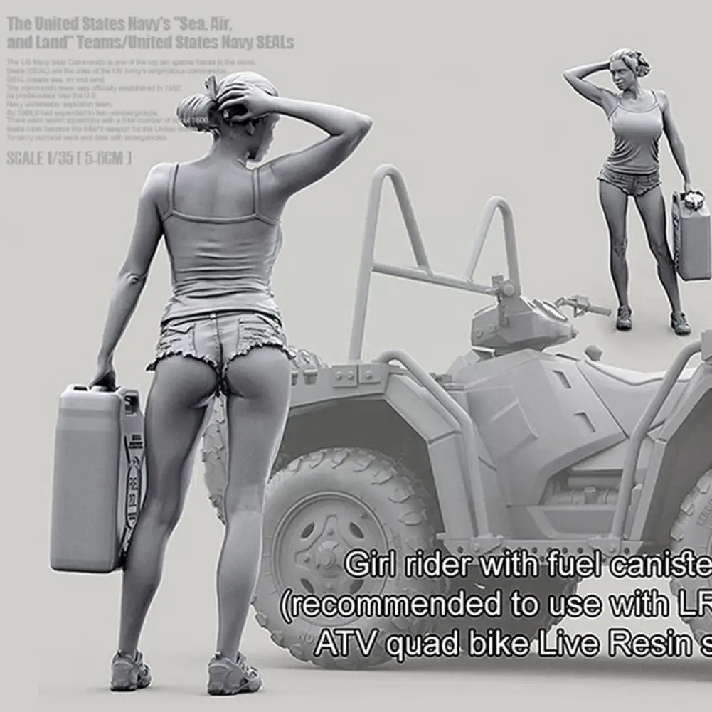 

1/35 Terrain Vehicle Female Driver Resin Soldier Modle Model Figure Resin T1A2