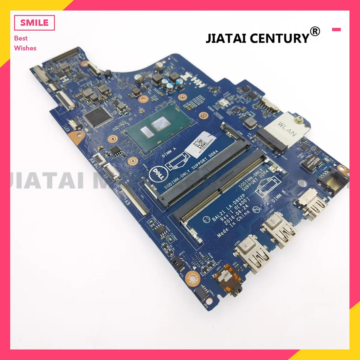 Для DELL Inspiron 15 5567 5767 оригинальная материнская плата CN-0DG5G3 0DG5G3 LA-D802P портативного