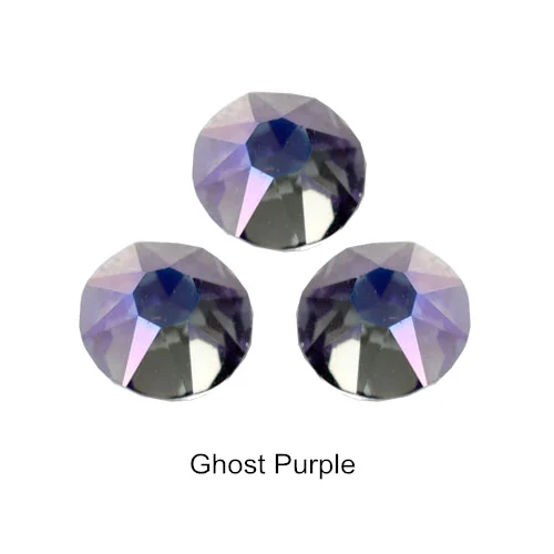 Ghost-purple 2088 граненые Стразы отличного качества для ногтей с плоской задней поверхностью, много цветов, стразы для украшения ногтей Y3813 - Цвет: Ghost-purple