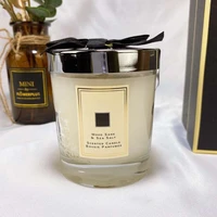 perfume candle 200g sea salt wild bluebell english pear scented candle bougie parfume brand fragrance deodorant incense