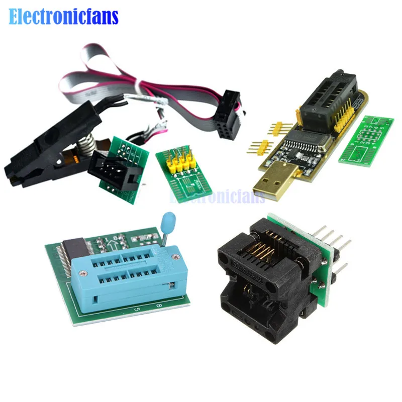 SOIC8 SOP8 тестовый зажим 1 8 V адаптер 150mil гнездо модуля преобразователя CH341A 24 25 серии