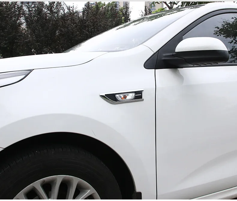 2 шт. автомобильный значок наклейка в форме лезвия на крыло боковая s для Kia Rio 4 2017