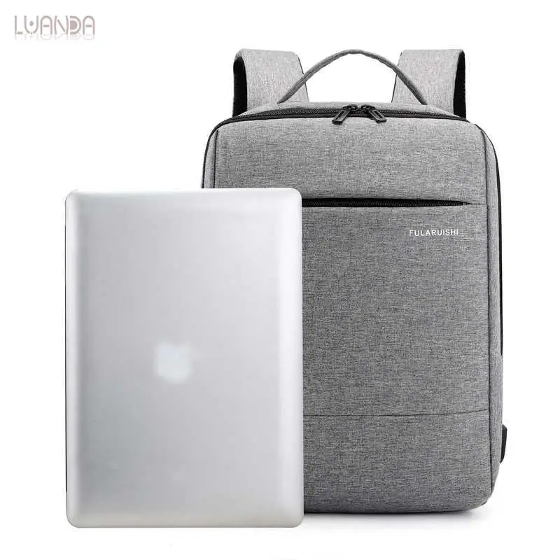 Рюкзак с внешней зарядкой USB мужской модный брендовый рюкзак Oxford для подростков