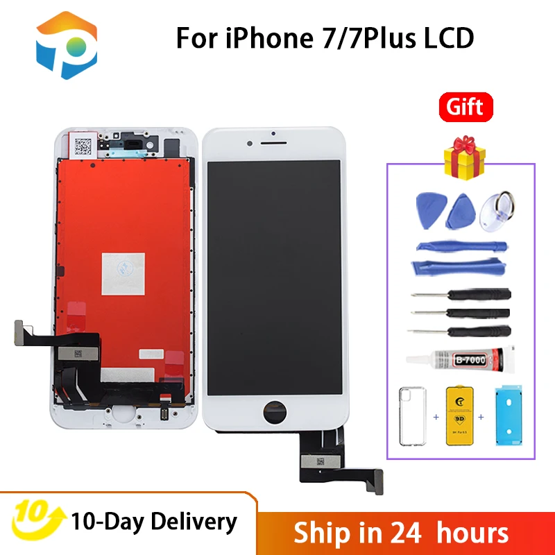 AAA+++ Quality For iPhone 7 LCD Screen Diaplay 100% No Dead Pixel Replacement  For iPhone 6 6S 7 8 Plus LCD Diaplay Gift
