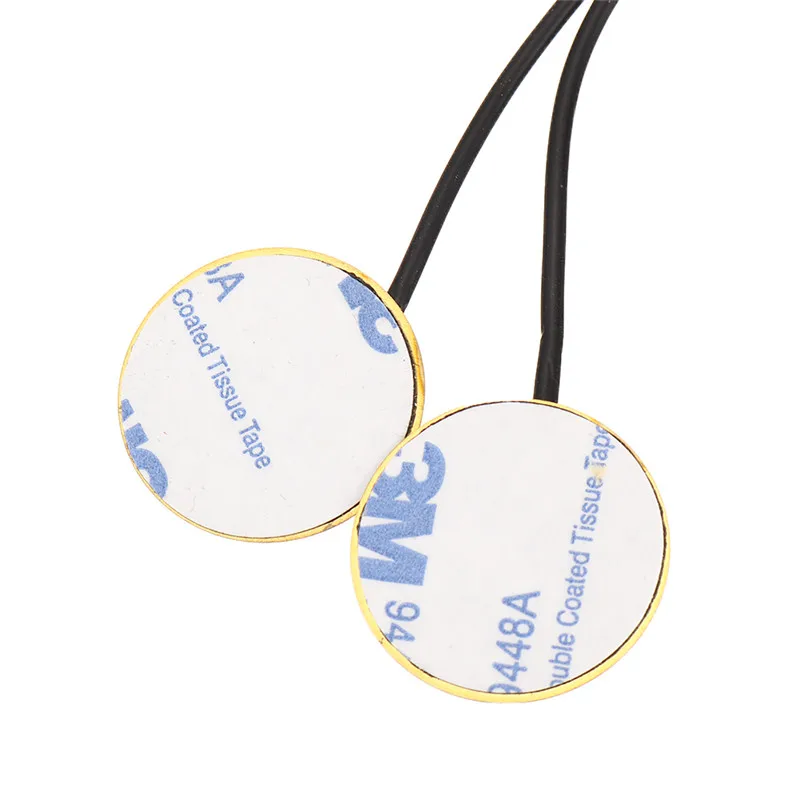 

Universial Kalimba Pickup 2 Transducer Pickup System For Kalimba Self-adhesive Thumb Piano Mbira Mono Piezo Pickup With Buzzer