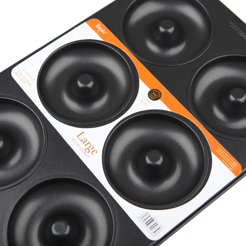 Большая форма для пончика 6 чашек полая печенья антипригарная торта пончиков |