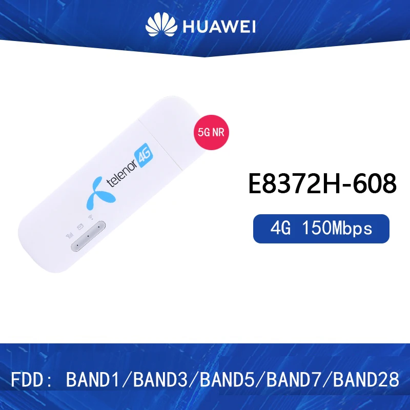 Разблокированный мобильный телефон Huawei E8372h 608 Wingle LTE Универсальный 4G USB модем Wi Fi - Фото №1