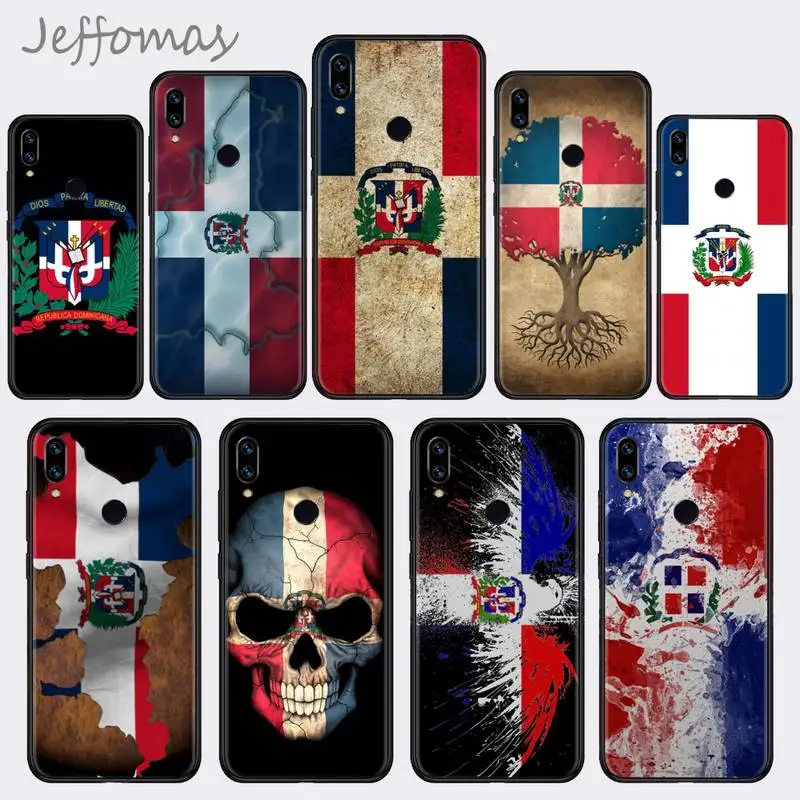 Черный чехол для мобильного телефона с флагом Xiaomi Redmi note 4 4X 8T 9 9s 10 K20 K30 cc9 9t pro lite