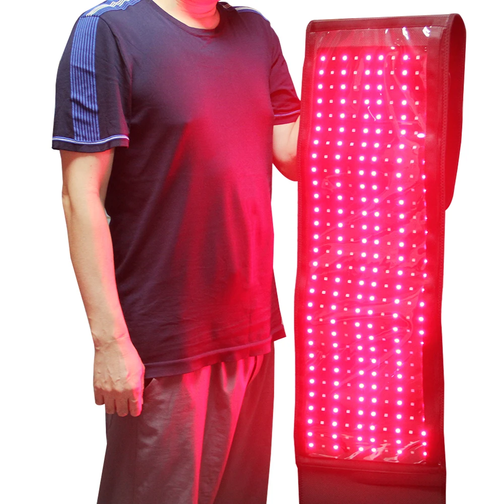 Red Light Near Infrared Therapy Led Benefits Back Pain Reliever Home Use Wearable Wrap Deep Penetrating Heals Lighting Pad