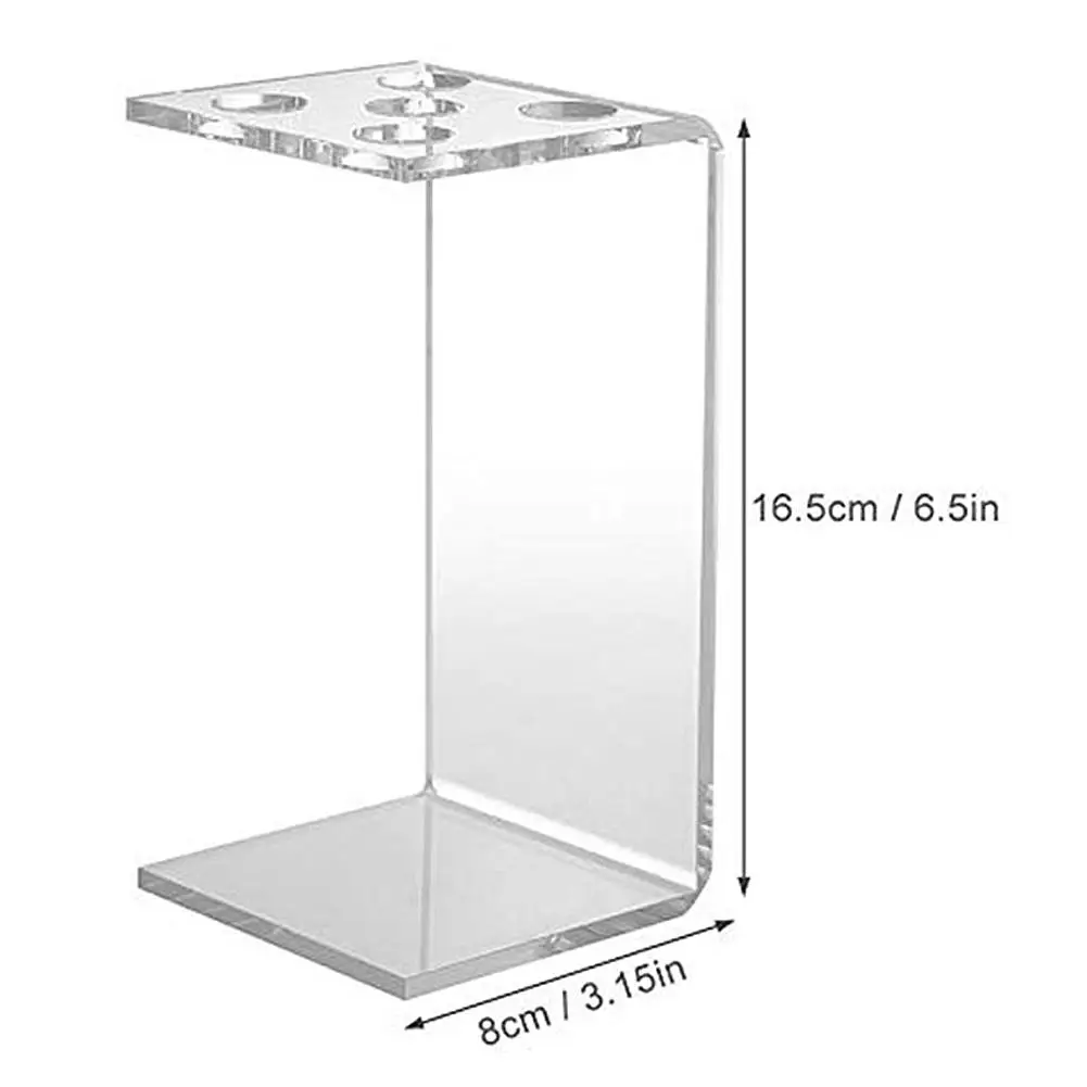 Акриловая прозрачная коробка для ножниц профессиональные зажимы парикмахерских