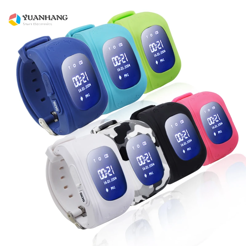 Q50 Smart Kid Safe GPS Watch Wristwatch SOS Call Location Finder Locator Tracker Kid Baby Anti Lost Monitor App For IOS& Android