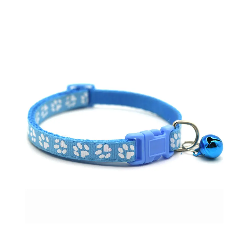 

British Grid 12 Color Luminous Cat Jack Nylon Pet Dog Collar Bowknot Dog