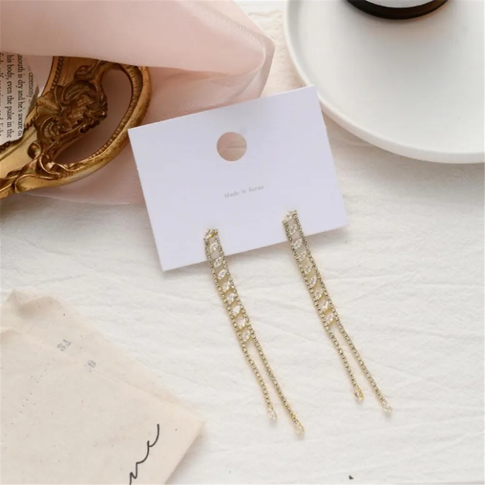 

Fashion Exquisite Temperament Tassel Jewelry Retro High-end Lady Charm Valentine's Day Female Earrings Gift Wholesale