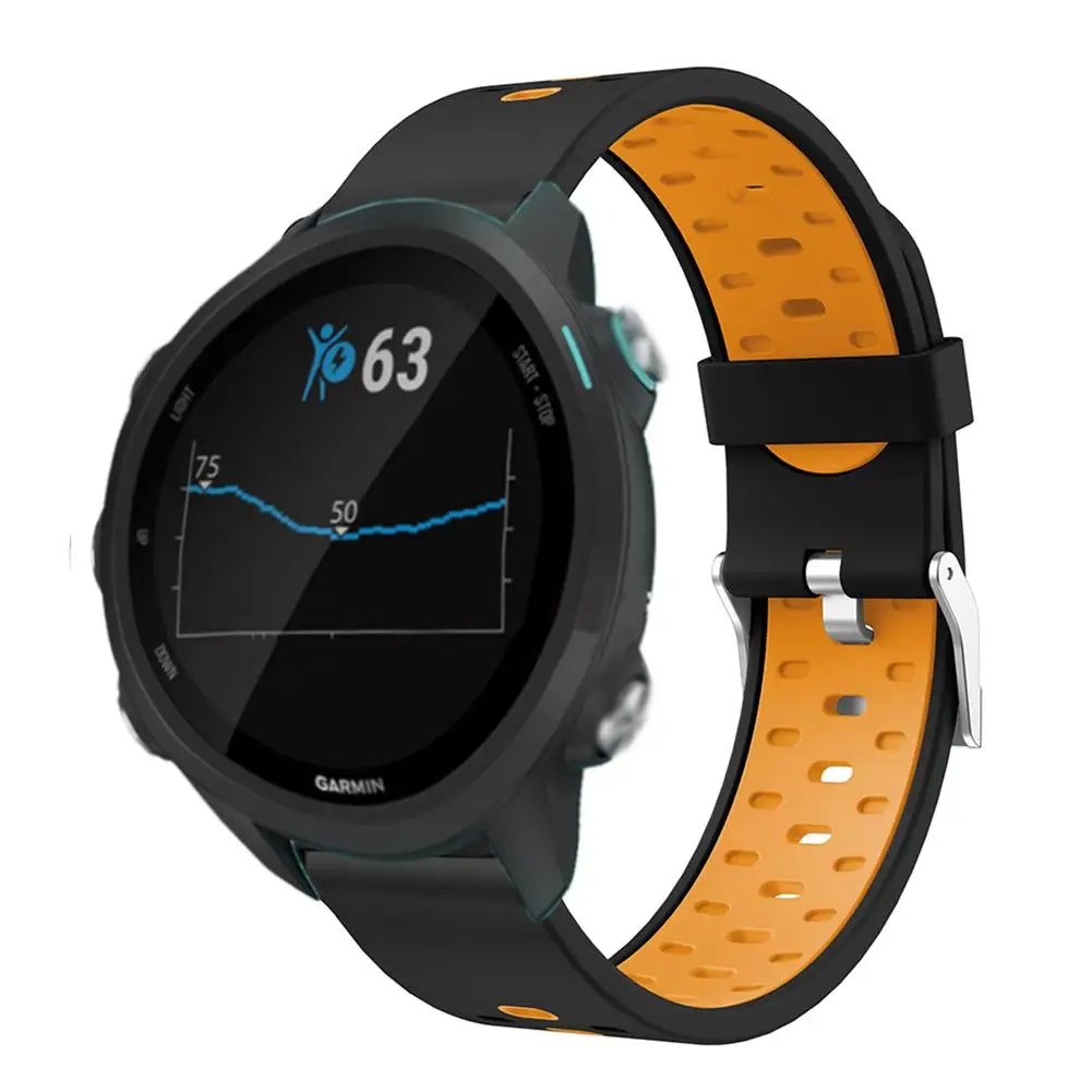 20 мм силиконовые умные часы ремешок замена ремешок для Garmin Forerunner 245 умные наручные часы ремешок аксессуары
