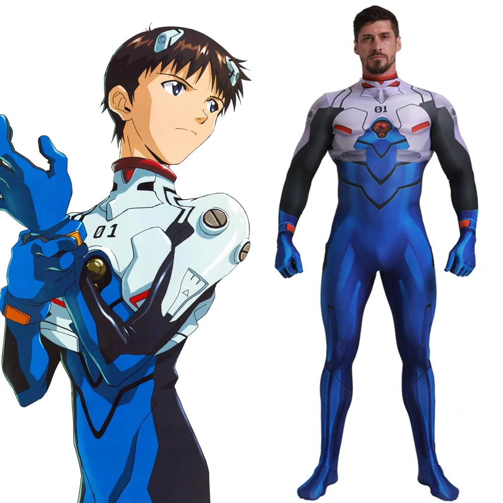 

EVA Shinji Ikari комбинезон боди косплей костюм