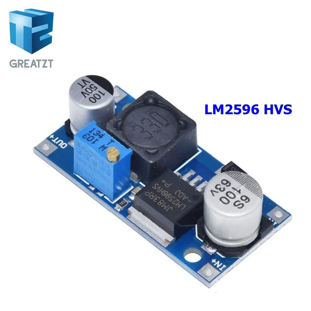 Высокое качество 3A Регулируемый DC-DC LM2596 LM2596S вход 4 V-35 V Выход 1,23 V-30 В постоянного тока dc понижающий Питание Регулятор модуль - Цвет: LM2596 HVS