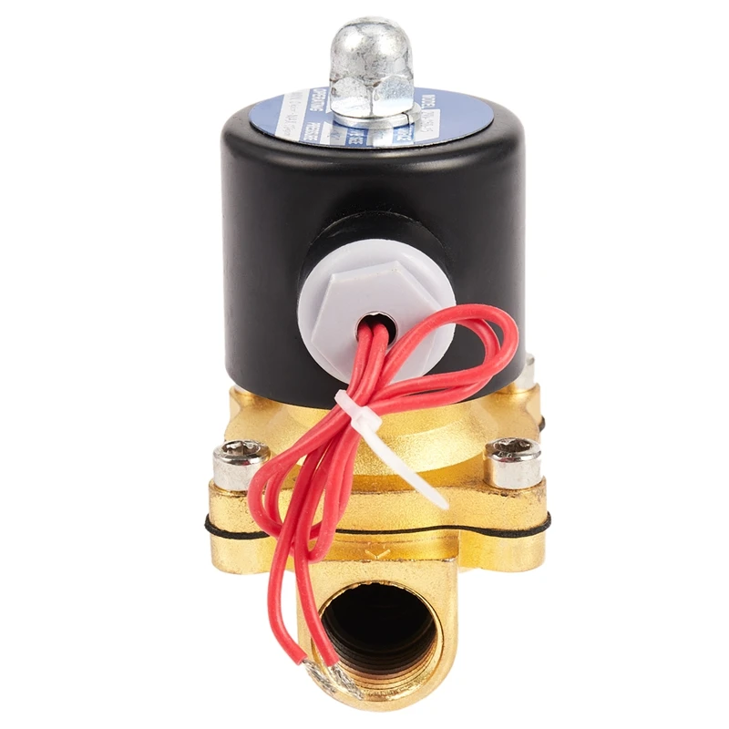 

220V DN15 1/2in Electric Normal Closed Valve Electromagnetic Valve for Water Oil Air Gas Accessories