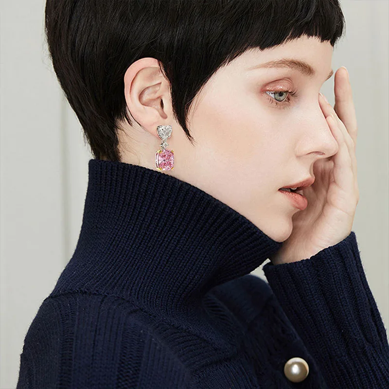 FUN BEAUTY 2020 женские новые модные циркониевые супер серьги простые и большие