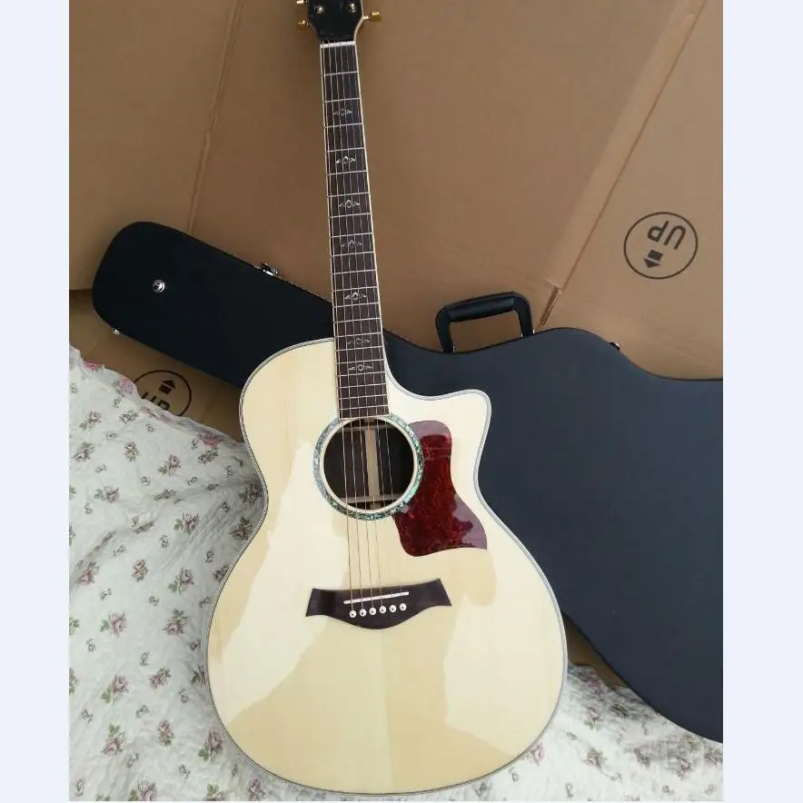 Chaylor 812ce акустическая гитара Tayl 814ce электрическая натуральная Акустическая KSG 814