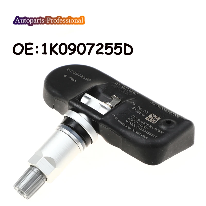

Car For A udi A4 2005-2015 1K0907255D 1K0907253C 1K0998275 TPMS Tire Pressure Monitoring Sensor 315MHZ Auto Parts