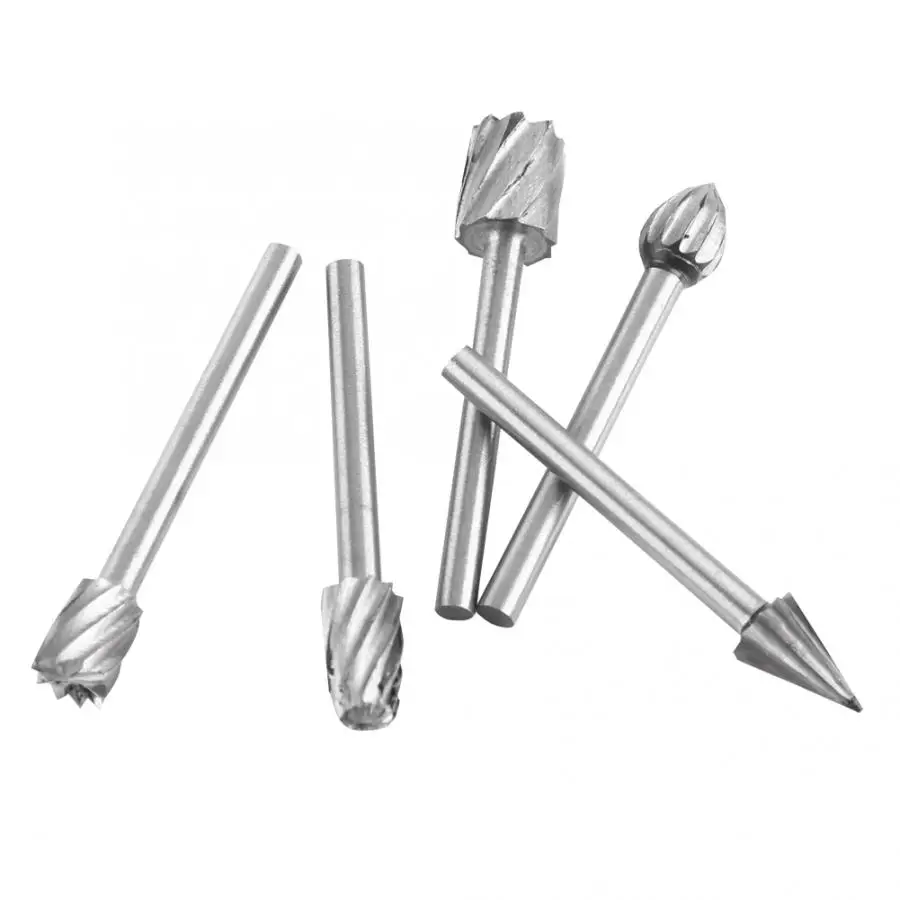 10 шт. стальные насадки 3 9 см для резьбы по дереву Dremel 1/8 дюйма насадки|Сверла| |