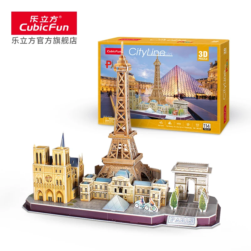 

Adults 3d Puzzle Paper Game Model Building Puzzle Jigsaw Early Learning Baby Kids Educational Rompecabezas Adulto Toys OO50PT