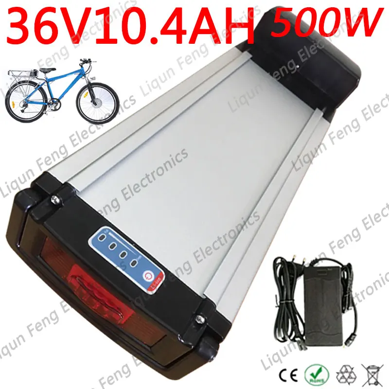 Литий ионный аккумулятор для электровелосипеда 36 В 10 А/ч 13 а/ч 500 Вт 250 Вт|Батарея